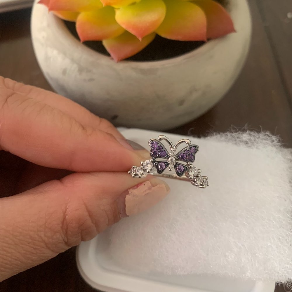 SIZE 7 BOMBPARTY RING BUTTERFLY
